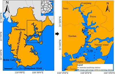 Long-Term Harmful Algal Blooms and Nutrients Patterns Affected by Climate Change and Anthropogenic Pressures in the Zhanjiang Bay, China